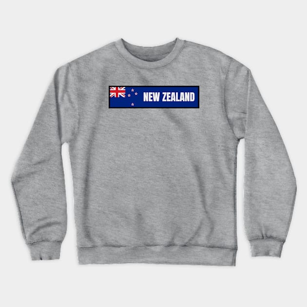 New Zealand Flag Crewneck Sweatshirt by aybe7elf